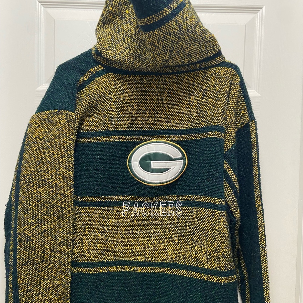 Green Bay Packers Baja Hoodie Unisex men’s small women’s medium - Picture 4 of 4